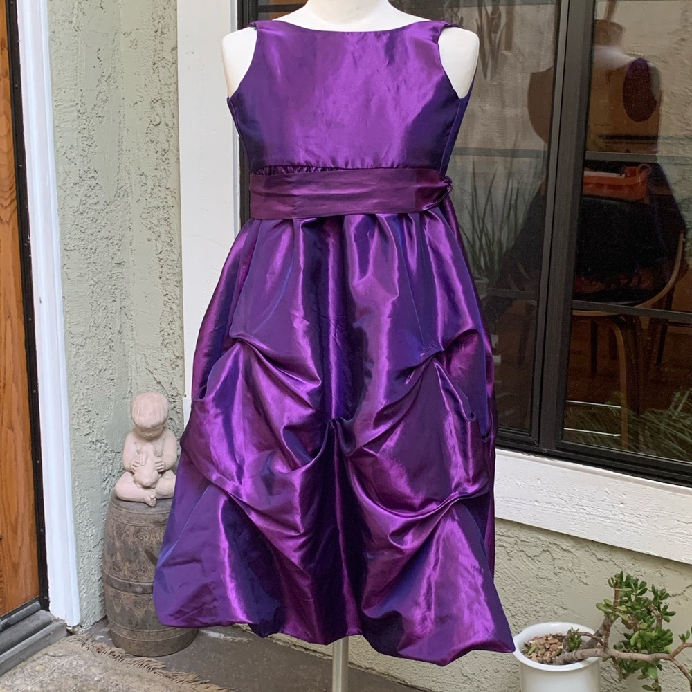 WONDER GIRL Made in USA Formal Taffeta Dress